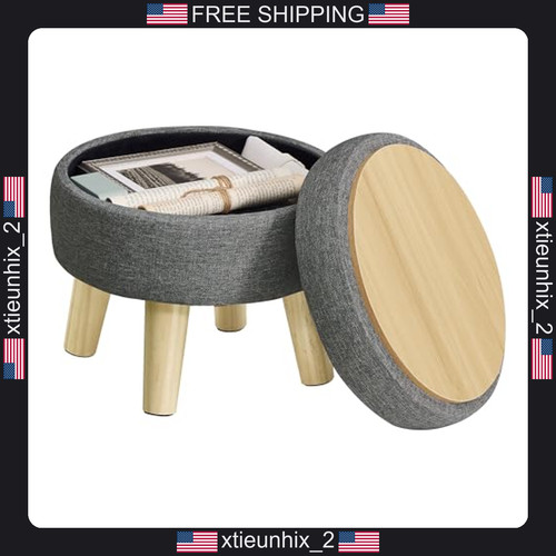 Small storage ottoman - storage, with