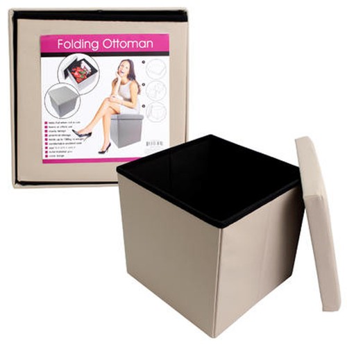 Folding cube ottoman seat - ottoman,